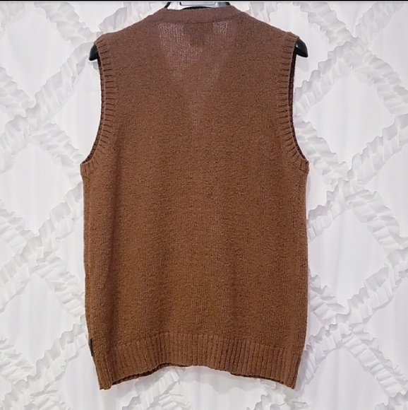 Vintage Woolrich Fawn Zip Up Sweater Vest - Picture 2 of 5